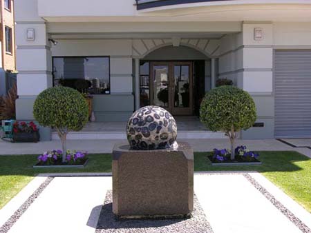 Orbicular Granite Floating Sphere in South Perth Australia